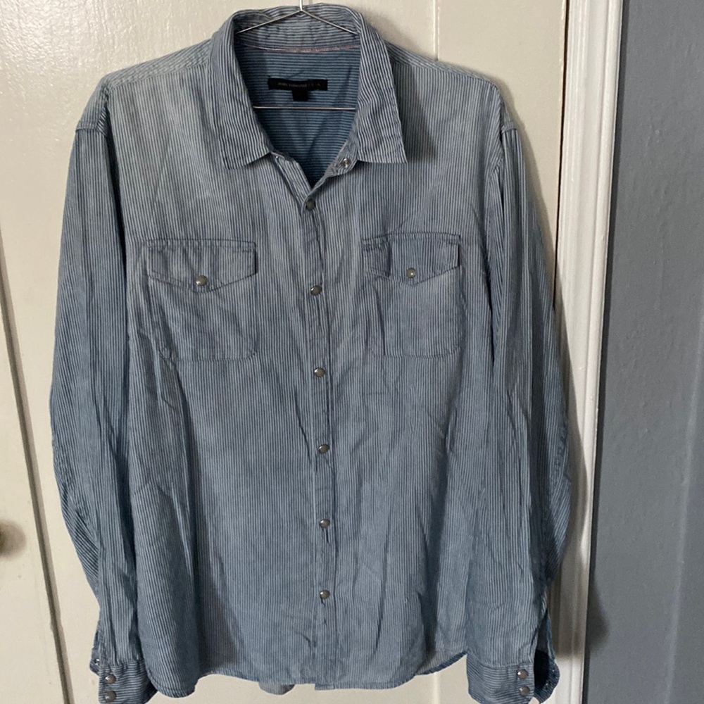 John Varvatos casual button down
